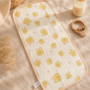 Crinkled Muslin Burp Cloth