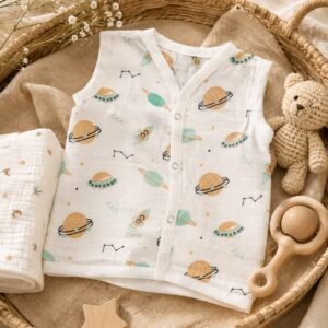 Muslin Button Jabla
