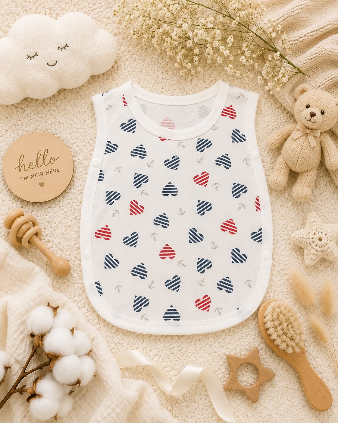 Newborn Side Button Onesie