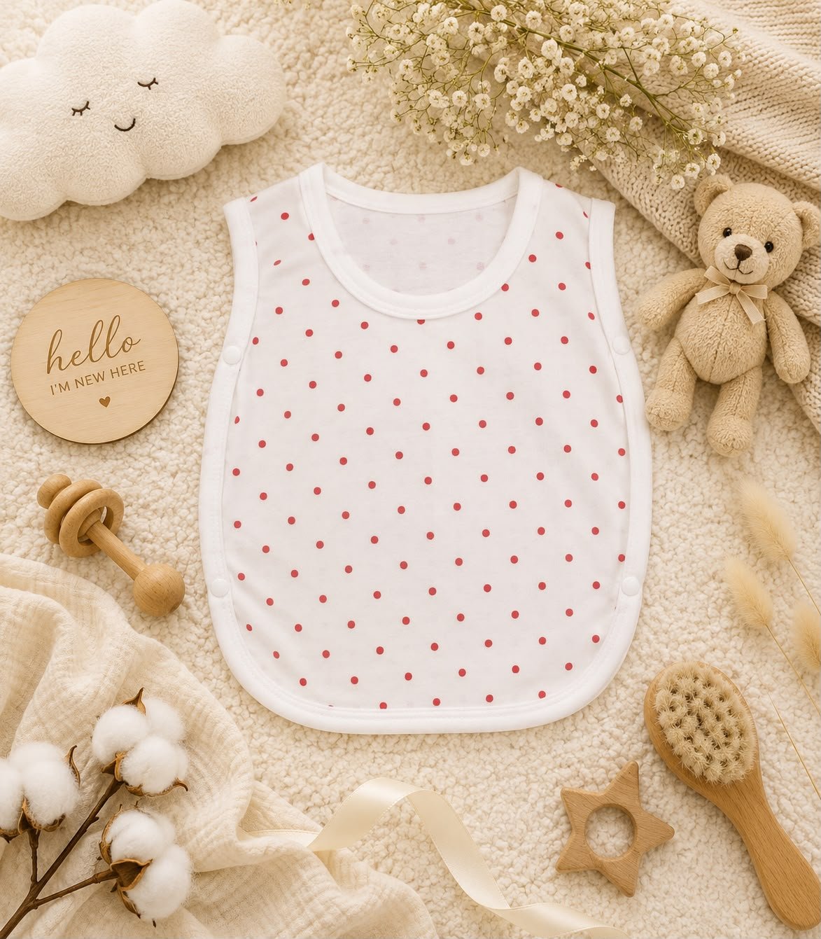 Newborn Side Button Onesie