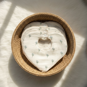 Daisy Dew Muslin Bib