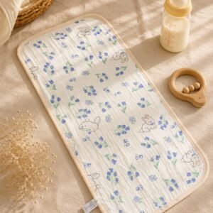 Crinkled Muslin Burp Cloth