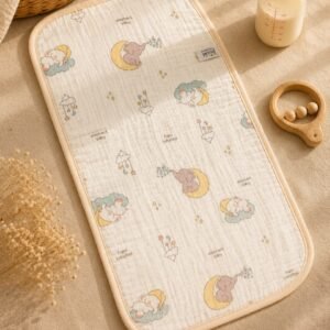 Crinkled Muslin Burp Cloth