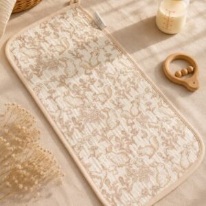 Crinkled Muslin Burp Cloth