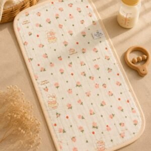Crinkled Muslin Burp Cloth