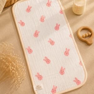 Crinkled Muslin Burp Cloth
