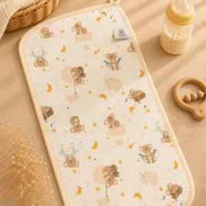 Crinkled Muslin Burp Cloth