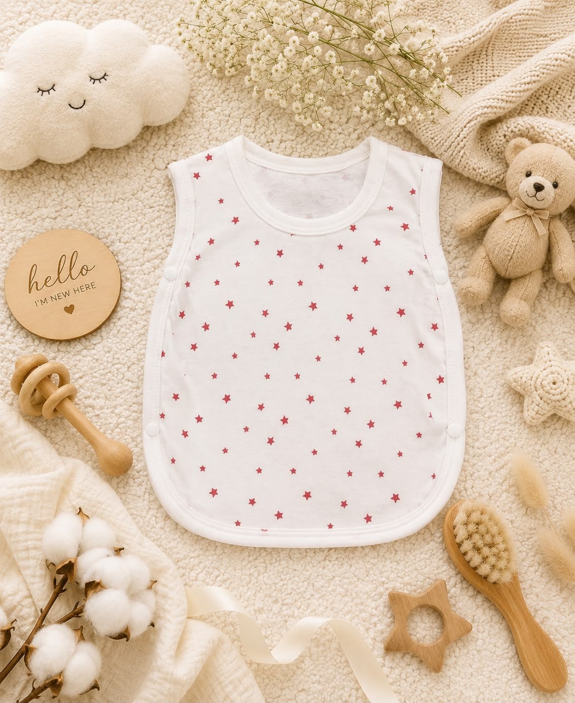 Newborn Side Button Onesie