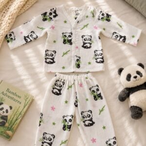 Muslin full sleeve Night suits