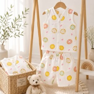 Muslin Co-Ord Set (3–6 Months)