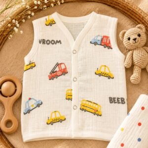 Muslin Button Jabla
