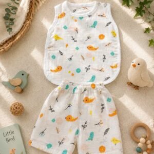 Muslin Boxy Co-ord Set